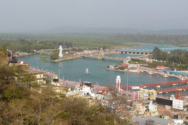 View of the Ganges